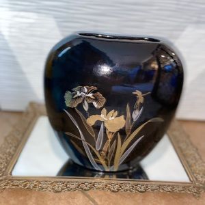 Vintage black vase